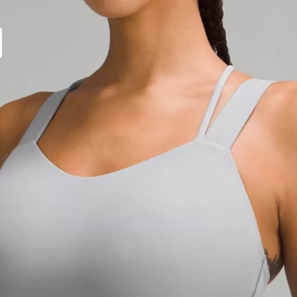 Lululemon Like a Cloud Long-Line Bra in Rhino Grey - 10 D/DD Cup - Picture 6 of 8